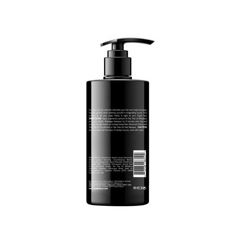 De Fabulous Tea Tree Oil Sulphate Free Shampoo For All Hair Types - Vamzn#