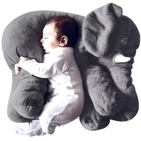 DearJoy Big Size Fibre Filled Stuffed Animal Elephant Soft Toy for Baby of Plush Hugging Pillow Soft Toy for Kids boy Girl Birthday Gift (60 cm, Grey Color) - Vamzn#
