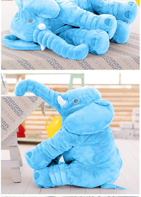 DearJoy Big Size Fibre Filled Stuffed Animal Elephant Soft Toy for Baby of Plush Hugging Pillow Soft Toy for Kids boy Girl Birthday Gift (60 cm, Grey Color) - Vamzn#