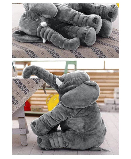 DearJoy Big Size Fibre Filled Stuffed Animal Elephant Soft Toy for Baby of Plush Hugging Pillow Soft Toy for Kids boy Girl Birthday Gift (60 cm, Grey Color) - Vamzn#