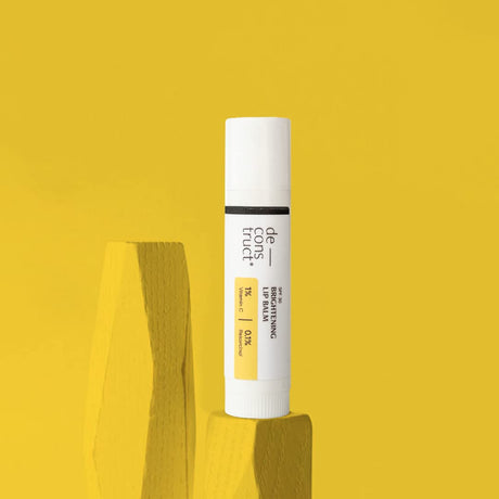 Deconstruct Brightening Lip Balm with SPF 30 | For Dark, Pigmented, Dry, Flaky Lips | Brightens Pigmented Lips | Vitamin C for Dark Lips | SPF 30 for Sun Damage and Discoloration | Lip Balm for Glossy Buttery Soft Pink Lips | For Women & Men - (4 gm) - Vamzn#