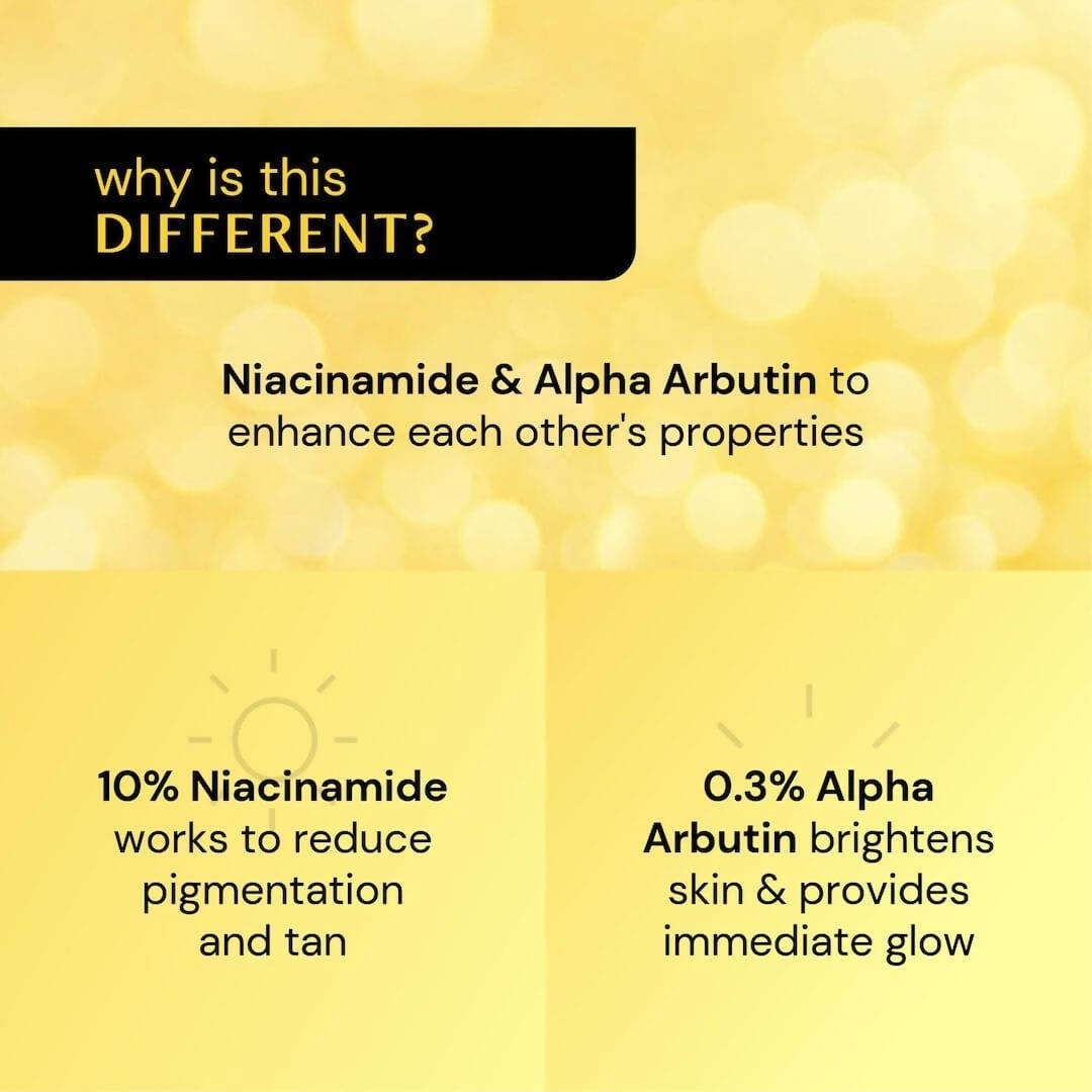 Deconstruct Brightening Serum 10% Niacinamide + 0.3% Alpha Arbutin Face Serum for Pigmentation & Dark Spots - Vamzn#
