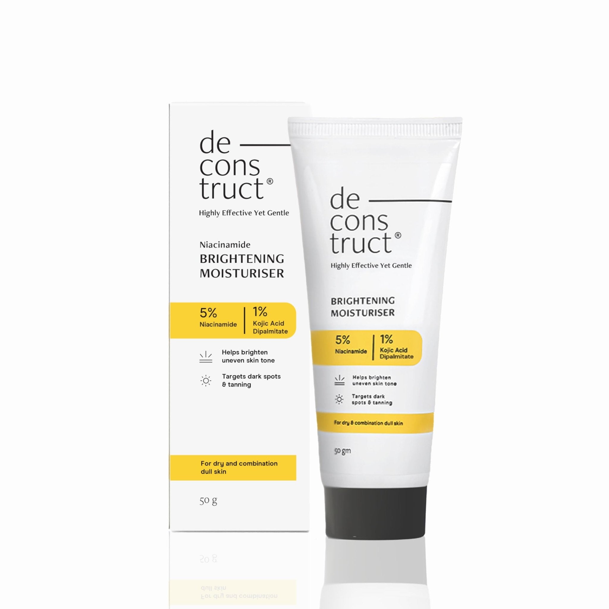 Deconstruct Niacinamide Brightening Face Moisturizer 5% Niacinamide + 1% Kojic Acid + 5% Vitamin C - Vamzn#