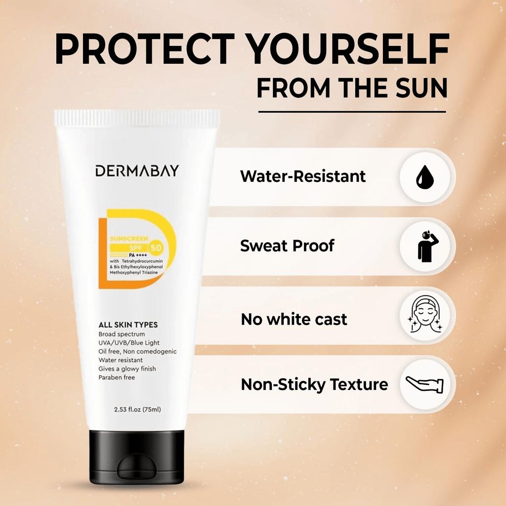 Dermabay Sunscreen SPF 50 PA++++ - Vamzn#