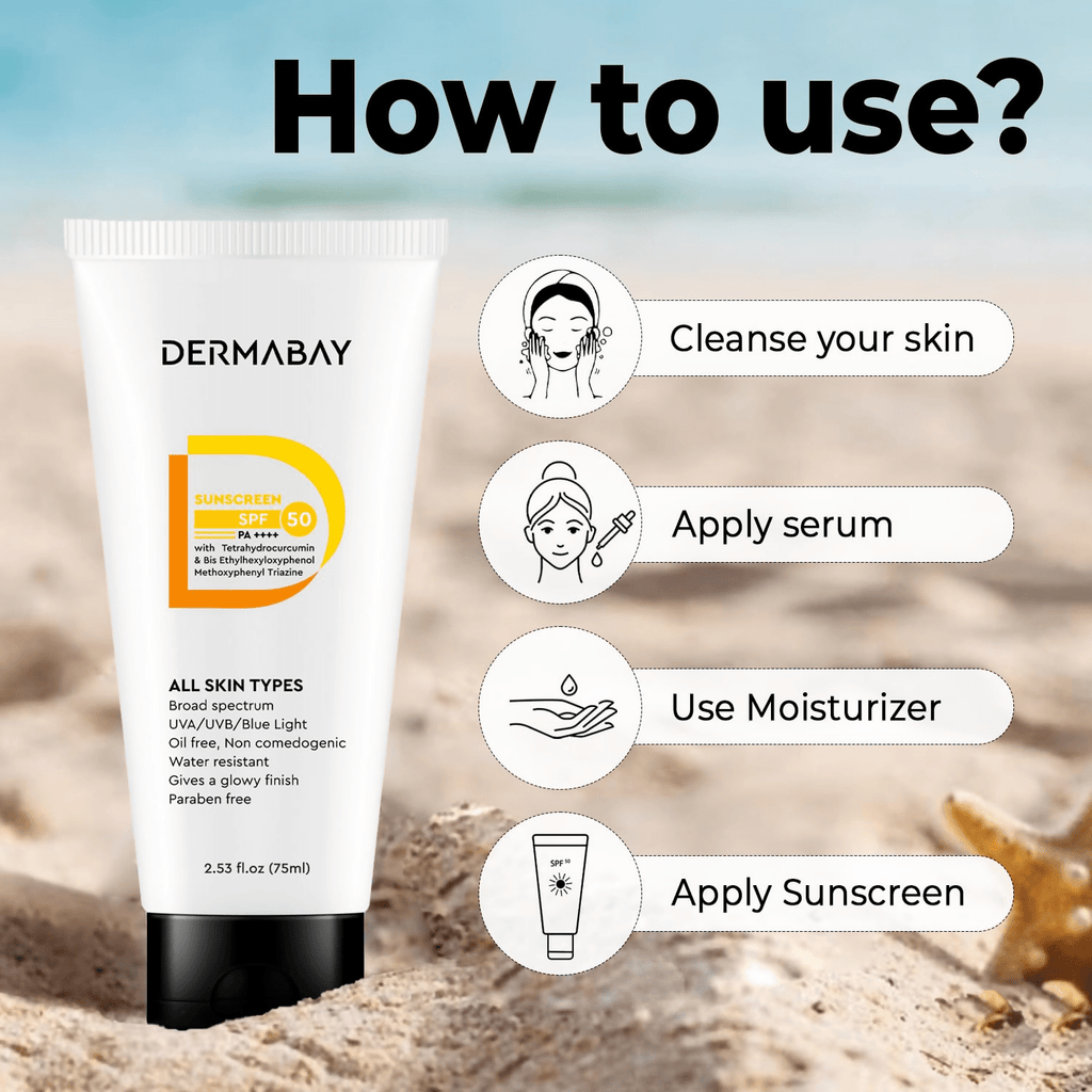 Dermabay Sunscreen SPF 50 PA++++ - Vamzn#