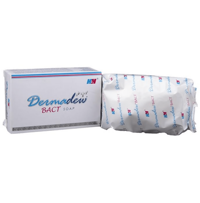 Dermadew Bact Soap for Gentle Skin Cleansing, Protection & Hydration - Vamzn#