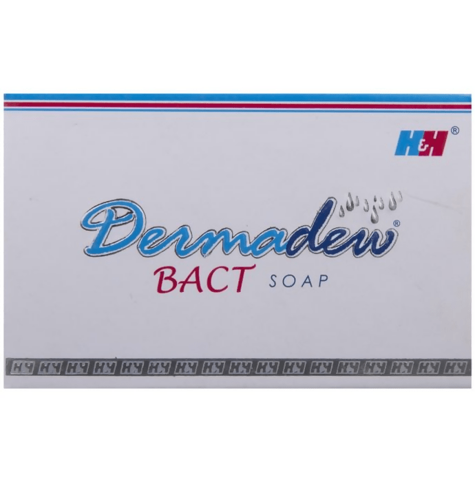 Dermadew Bact Soap for Gentle Skin Cleansing, Protection & Hydration - Vamzn#