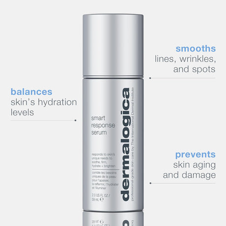 Dermalogica Smart Response Serum, Anti Aging Face Serum with Lactic Acid and AHA, Hydrate, Brighten, Soothe, and Address Fine Lines and Wrinkles - Vamzn#