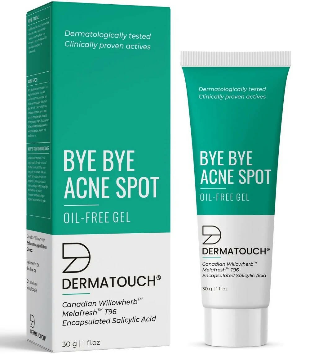 Dermatouch Bye Bye Acne Spot Oil - Free Gel - Vamzn#