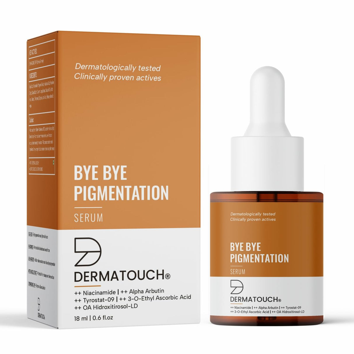 DERMATOUCH Bye Bye Pigmentation Serum | For Pigmentation, Dark Spots, Blemishes | For all skin types | For Both Men & Women | 18ml - Vamzn#