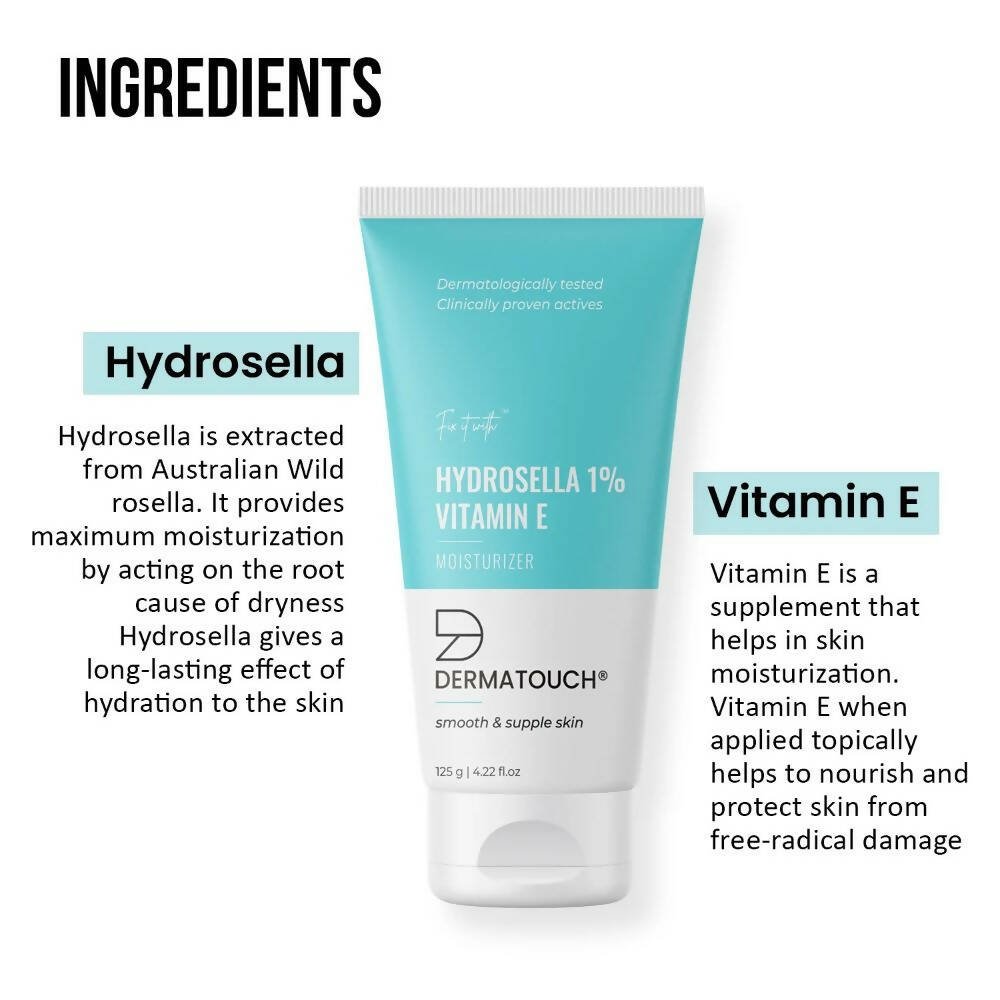Dermatouch Hydrosella 1% & Vitamin E Moisturizer - Vamzn#