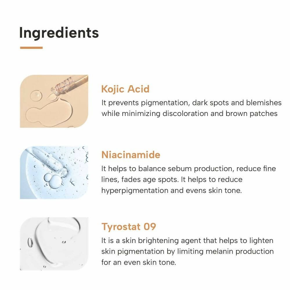 Dermatouch Kojic Acid 2% Face Cream For Pigmentation & Blemishes - Vamzn#