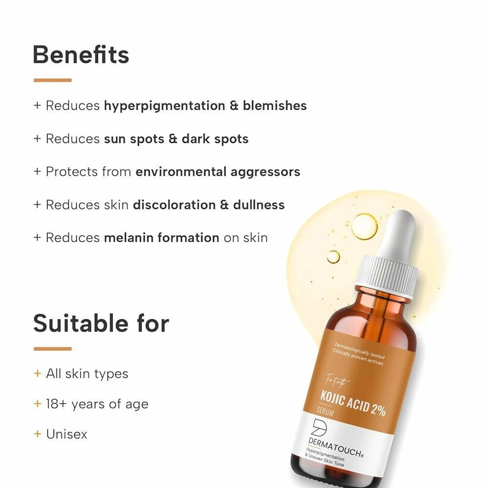 Dermatouch Kojic Acid 2% Face Serum - Vamzn#