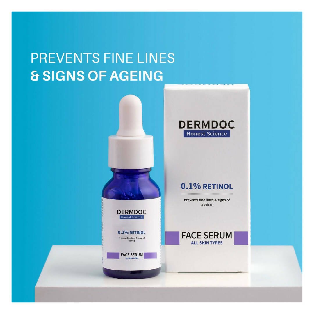 Dermdoc 0.1% Retinol Face Serum, Anti Ageing For All Skin Types - Vamzn#