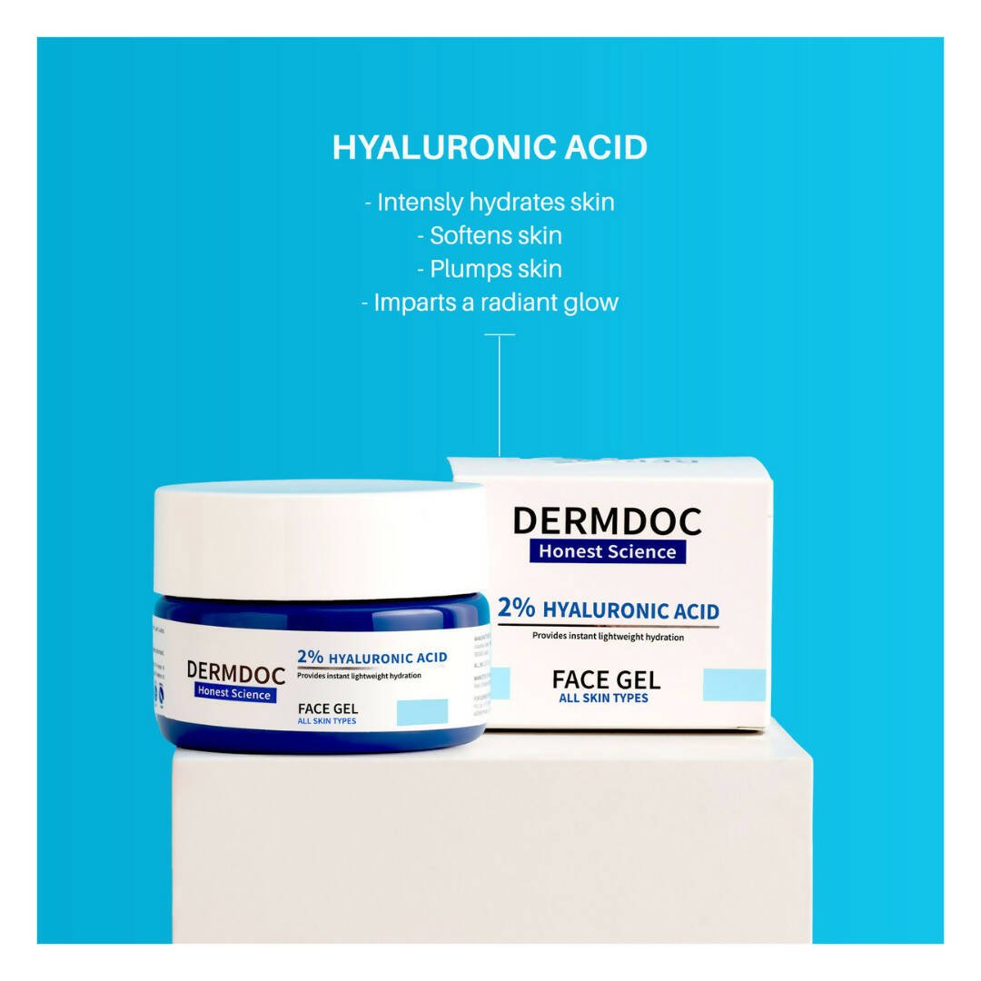 Dermdoc 2% Hyaluronic Acid Face Gel - Vamzn#