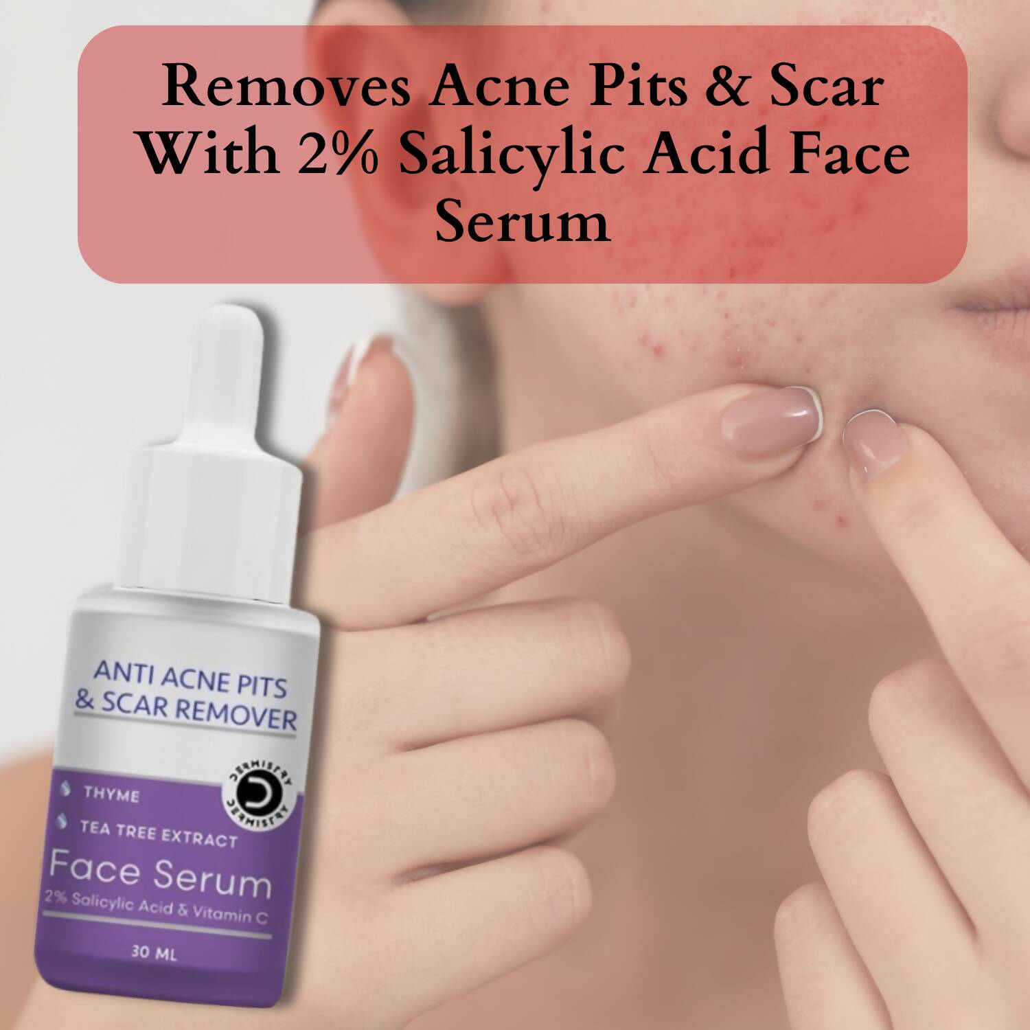 Dermistry Anti Acne Mattifying Moisturizer & Anti Acne Face Serum - Vamzn#