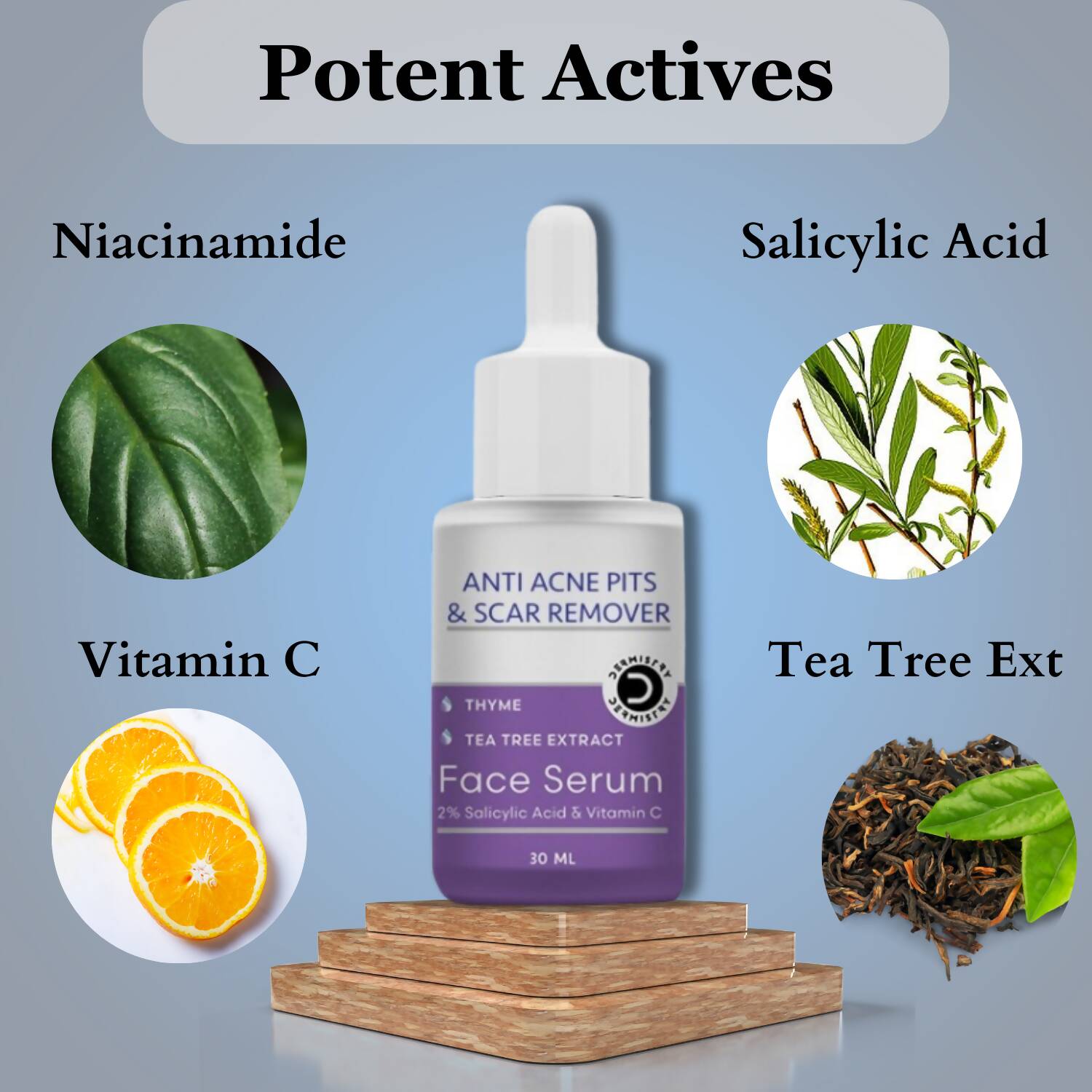 Dermistry Anti Acne Mattifying Moisturizer & Anti Acne Face Serum - Vamzn#