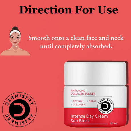 Dermistry Anti Aging Intense Day Cream Sun Block & Intense Nourishing Night Cream - Vamzn#