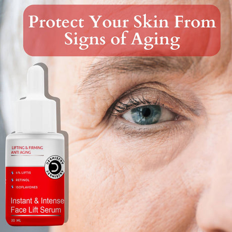 Dermistry Anti Aging Intense Nourishing Night Cream & Instant Intense Face Lift Serum - Vamzn#