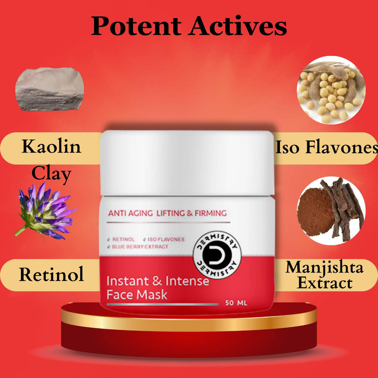 Dermistry Anti Aging Intense Nourishing Night Cream & Instant Intense Face Mask - Vamzn#