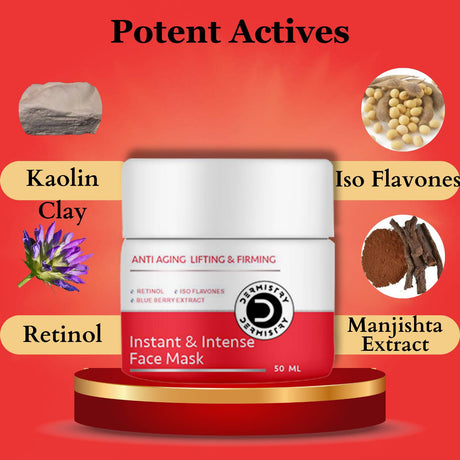 Dermistry Anti Aging Intense Nourishing Night Cream & Instant Intense Face Mask - Vamzn#