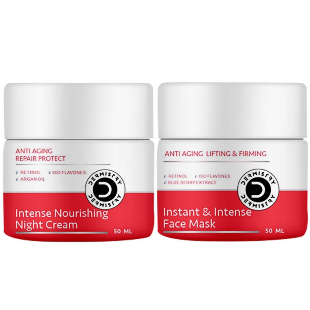 Dermistry Anti Aging Intense Nourishing Night Cream & Instant Intense Face Mask - Vamzn#