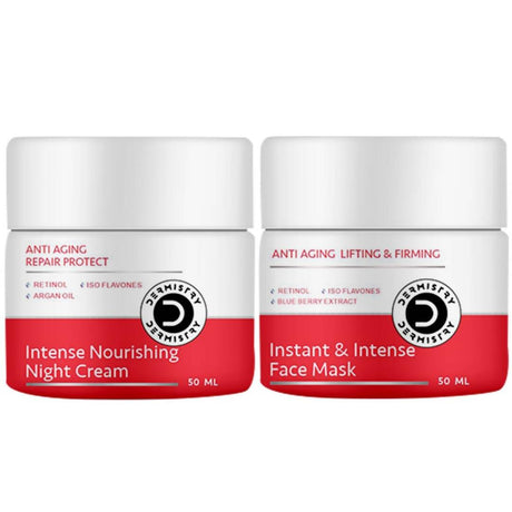 Dermistry Anti Aging Intense Nourishing Night Cream & Instant Intense Face Mask - Vamzn#