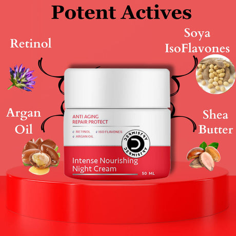 Dermistry Anti Aging Intense Nourishing Night Cream & Instant Intense Face Mask - Vamzn#