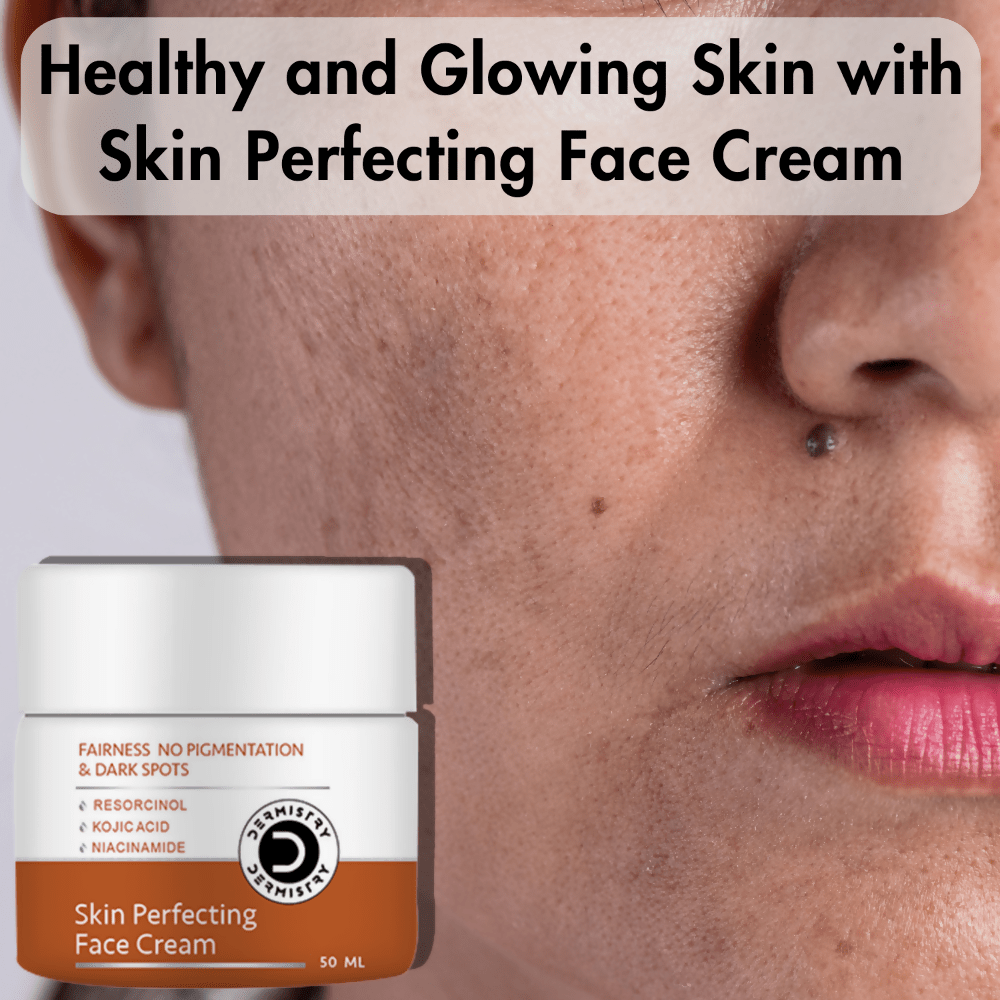 Dermistry Kojic Acid Skin Perfecting Fairness Face Cream Dark Spots Correction Instant Glow - Vamzn#