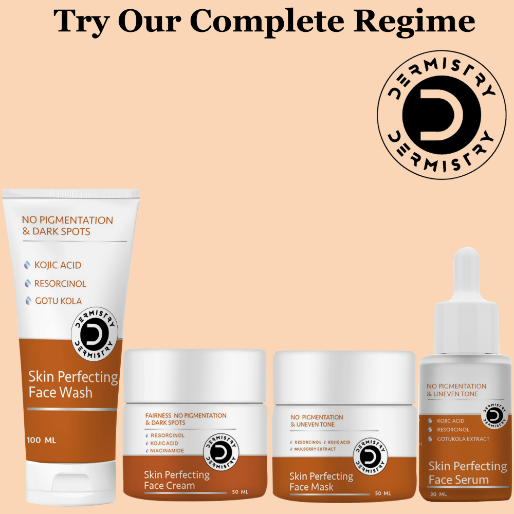Dermistry Kojic Acid Skin Perfecting Fairness Face Cream Dark Spots Correction Instant Glow - Vamzn#