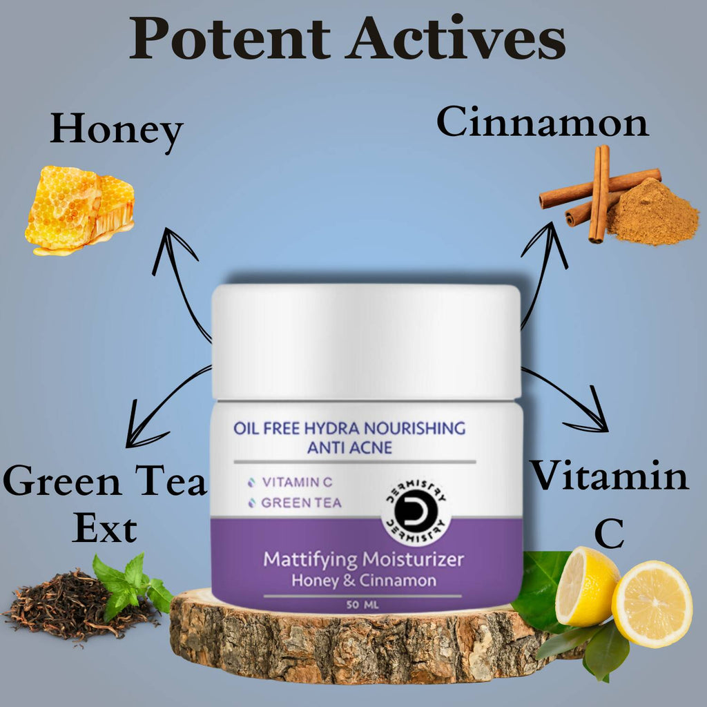 Dermistry Mattifying Moisturizer & Anti Acne Foaming Face Wash - Vamzn#