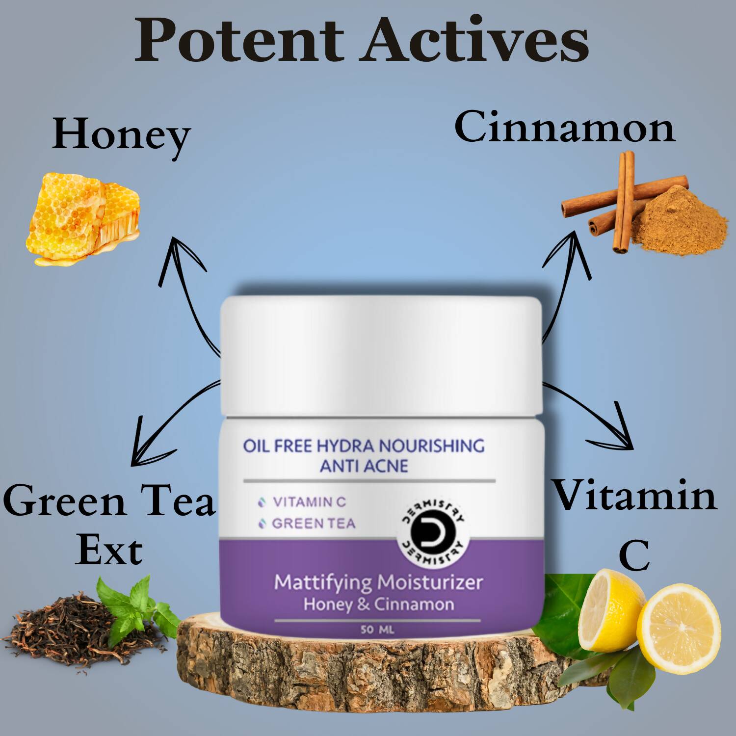 Dermistry Mattifying Moisturizer & Anti Acne Foaming Face Wash - Vamzn#