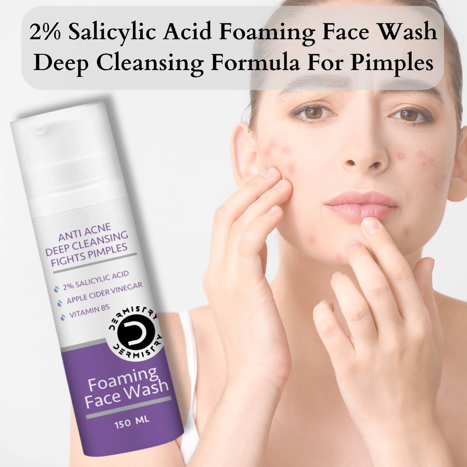 Dermistry Mattifying Moisturizer & Anti Acne Foaming Face Wash - Vamzn#