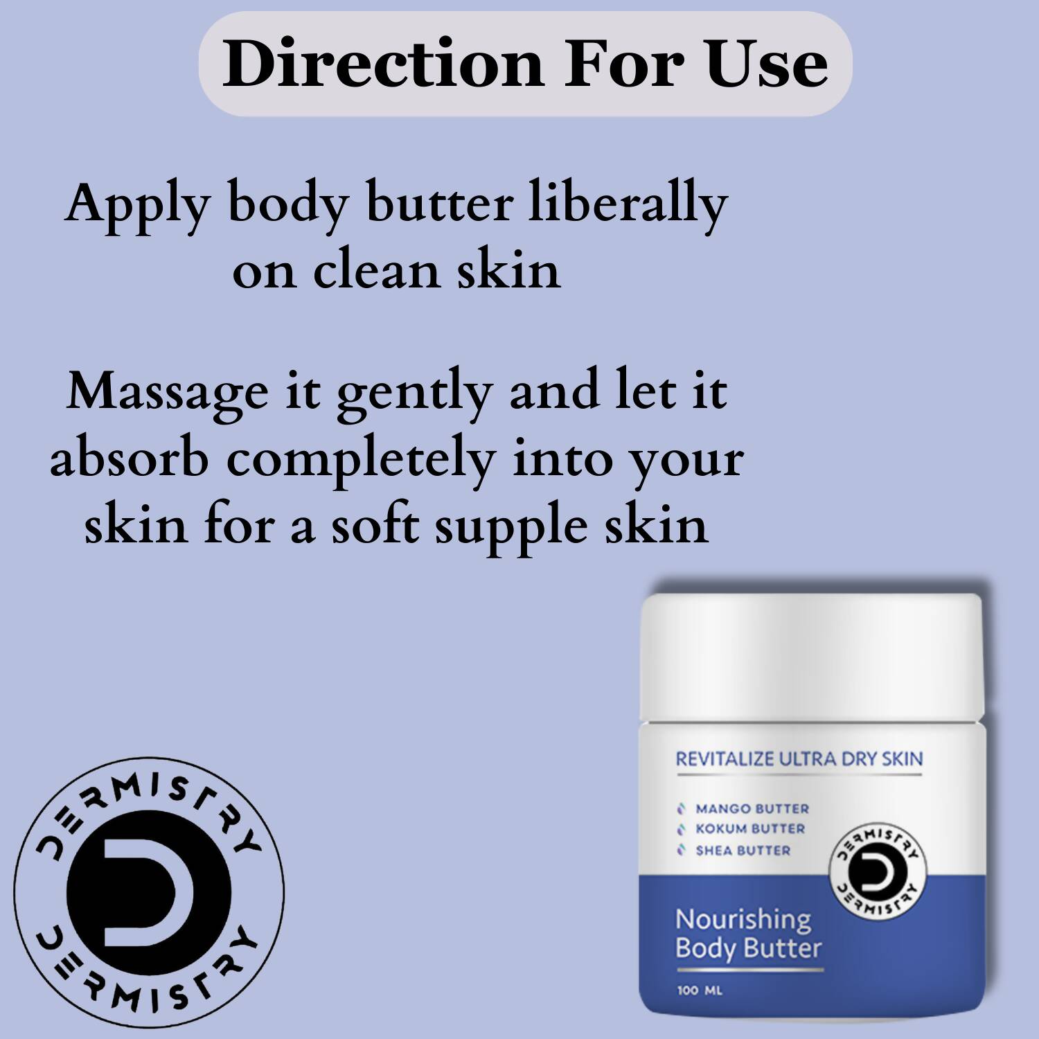 Dermistry Sensitive & Dry Skin Body Butter Lotion & Safe Calming Face Wash - Vamzn#