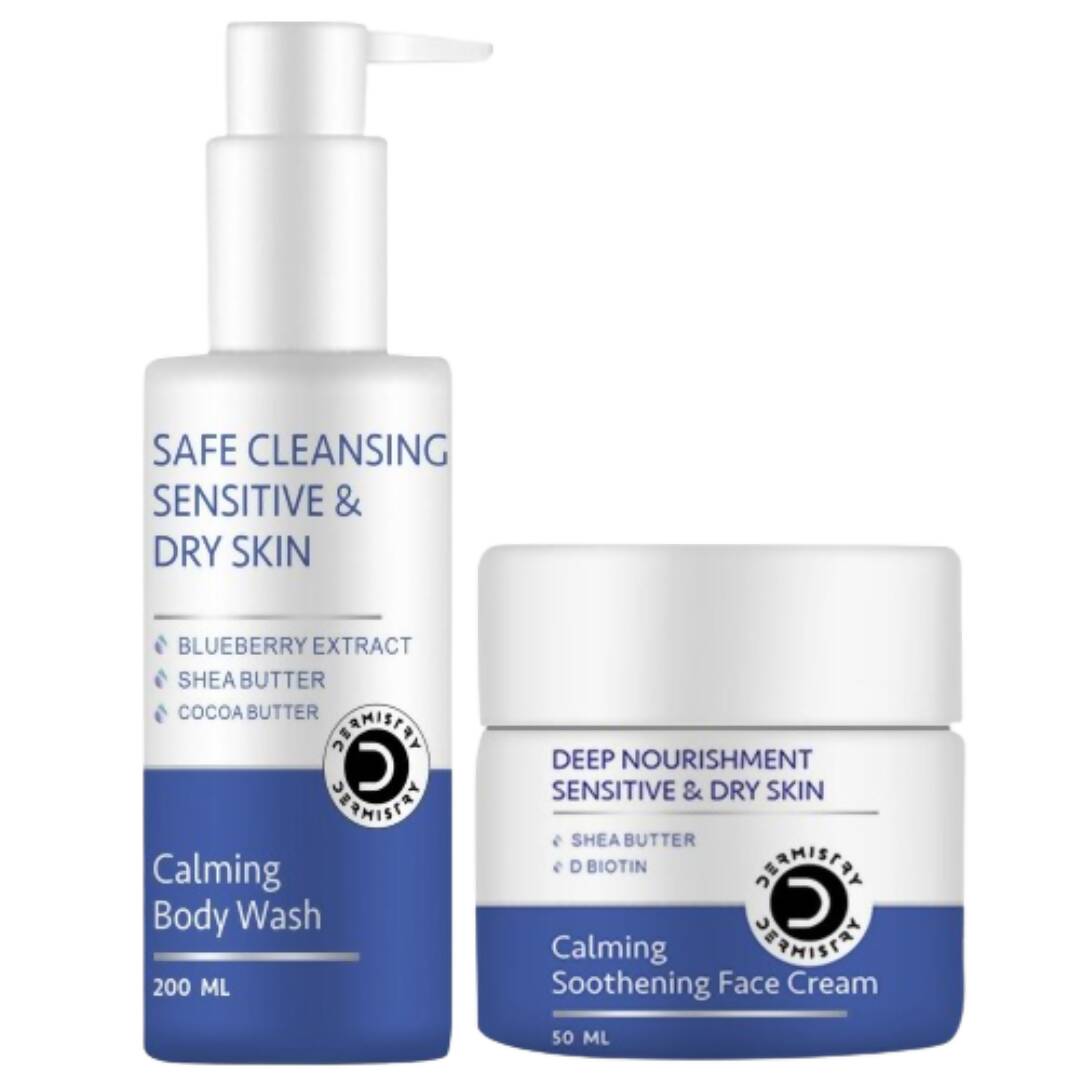 Dermistry Sensitive & Dry Skin Body Wash & Face Cream - Vamzn#
