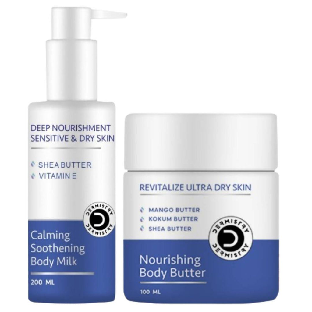 Dermistry Sensitive & Dry Skin Calming Body Butter & Body Milk Lotion - Vamzn#