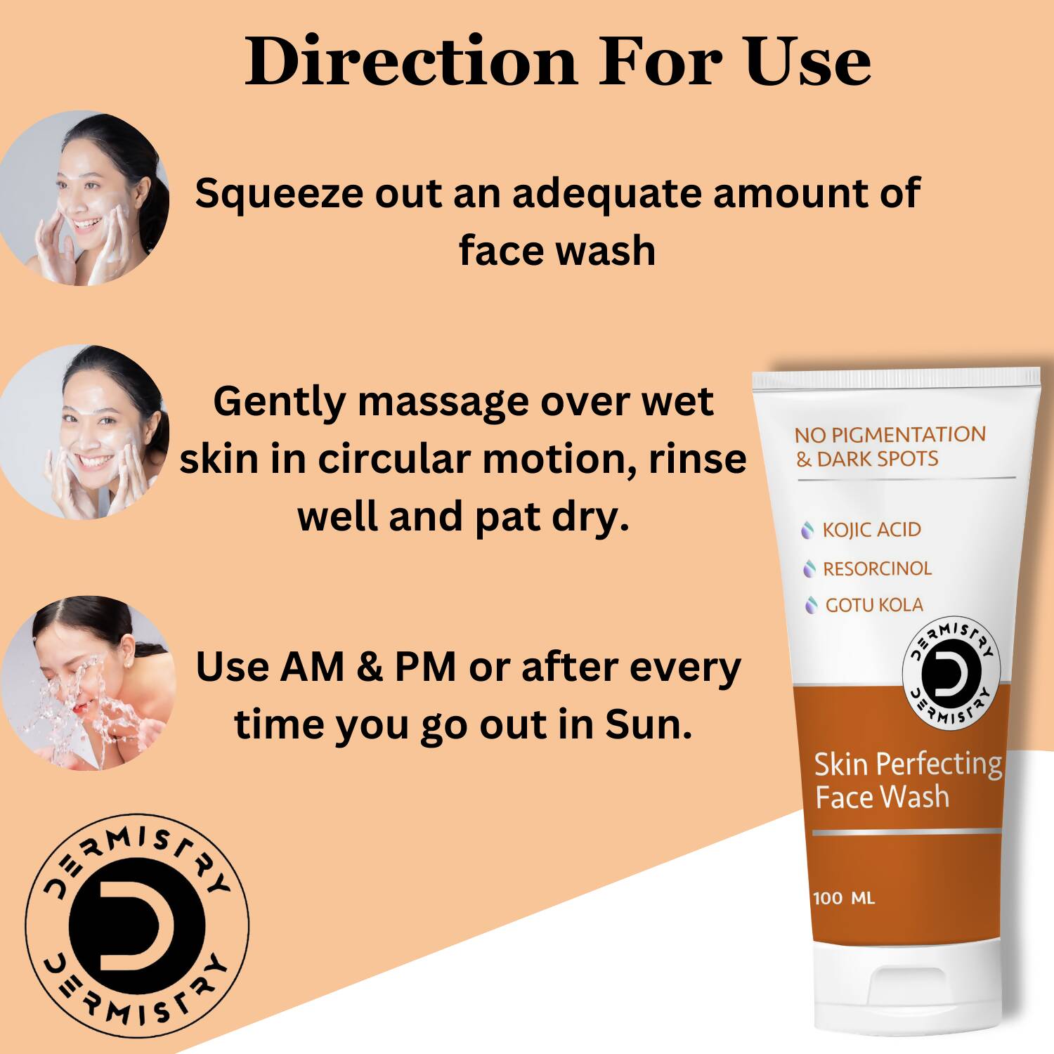 Dermistry Skin Perfecting Face Cream & Skin Perfecting Face Wash - Vamzn#