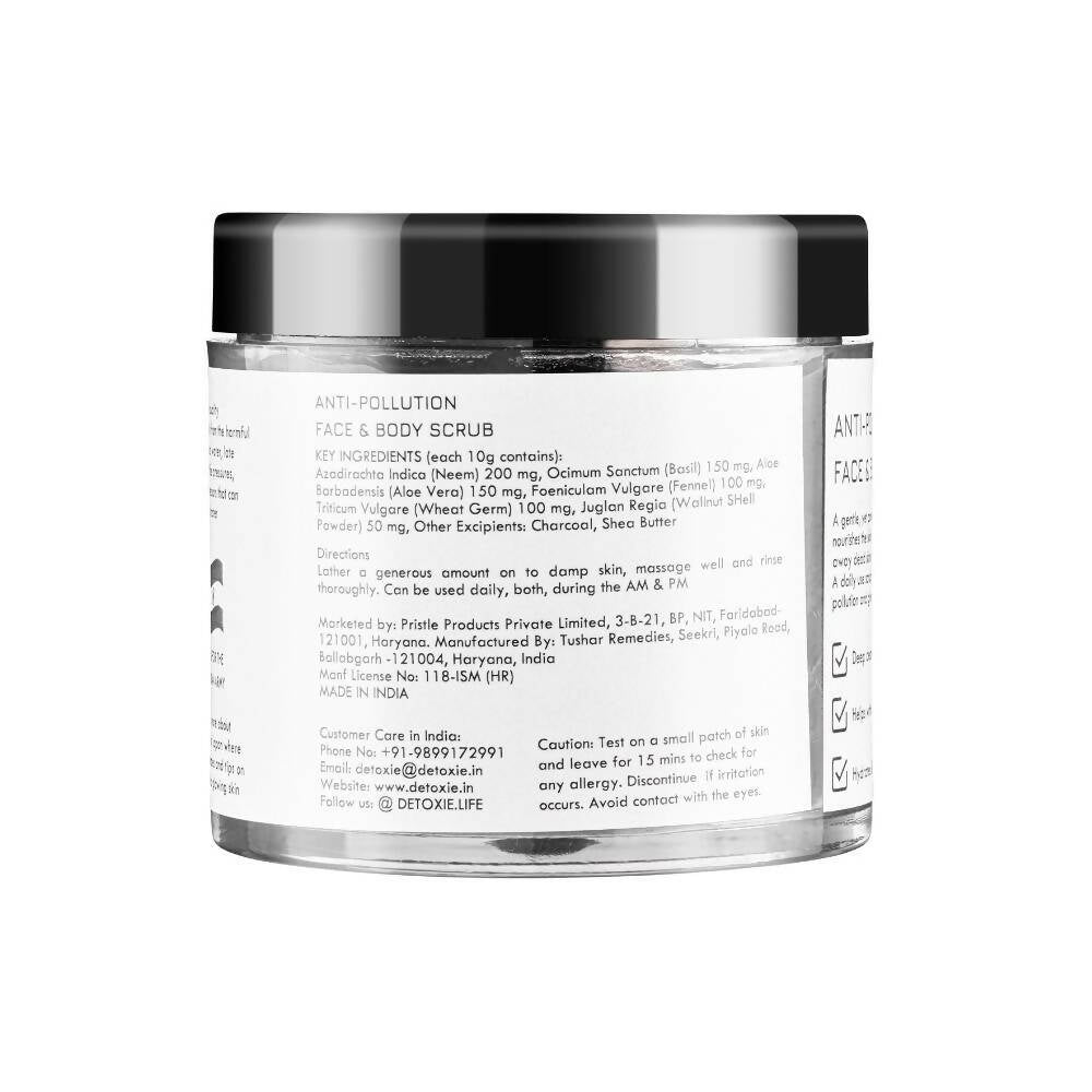 Detoxie Anti - Pollution Face & Body Scrub - Vamzn#