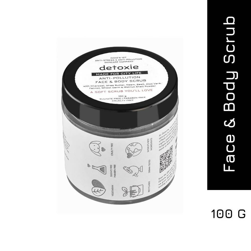 Detoxie Anti - Pollution Face & Body Scrub - Vamzn#
