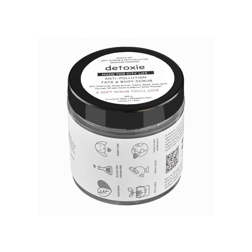 Detoxie Anti - Pollution Face & Body Scrub - Vamzn#