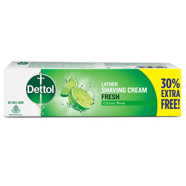 Dettol lather shaving cream 60g+18gfree=78gram - Vamzn#