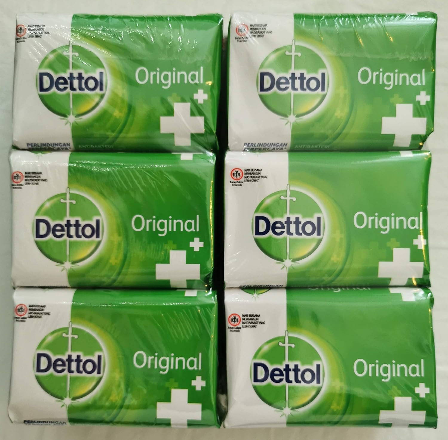 Dettol Original Antibacterial Soap, 3.5 Ounce (Pack of 6) | 100 gr - Vamzn#