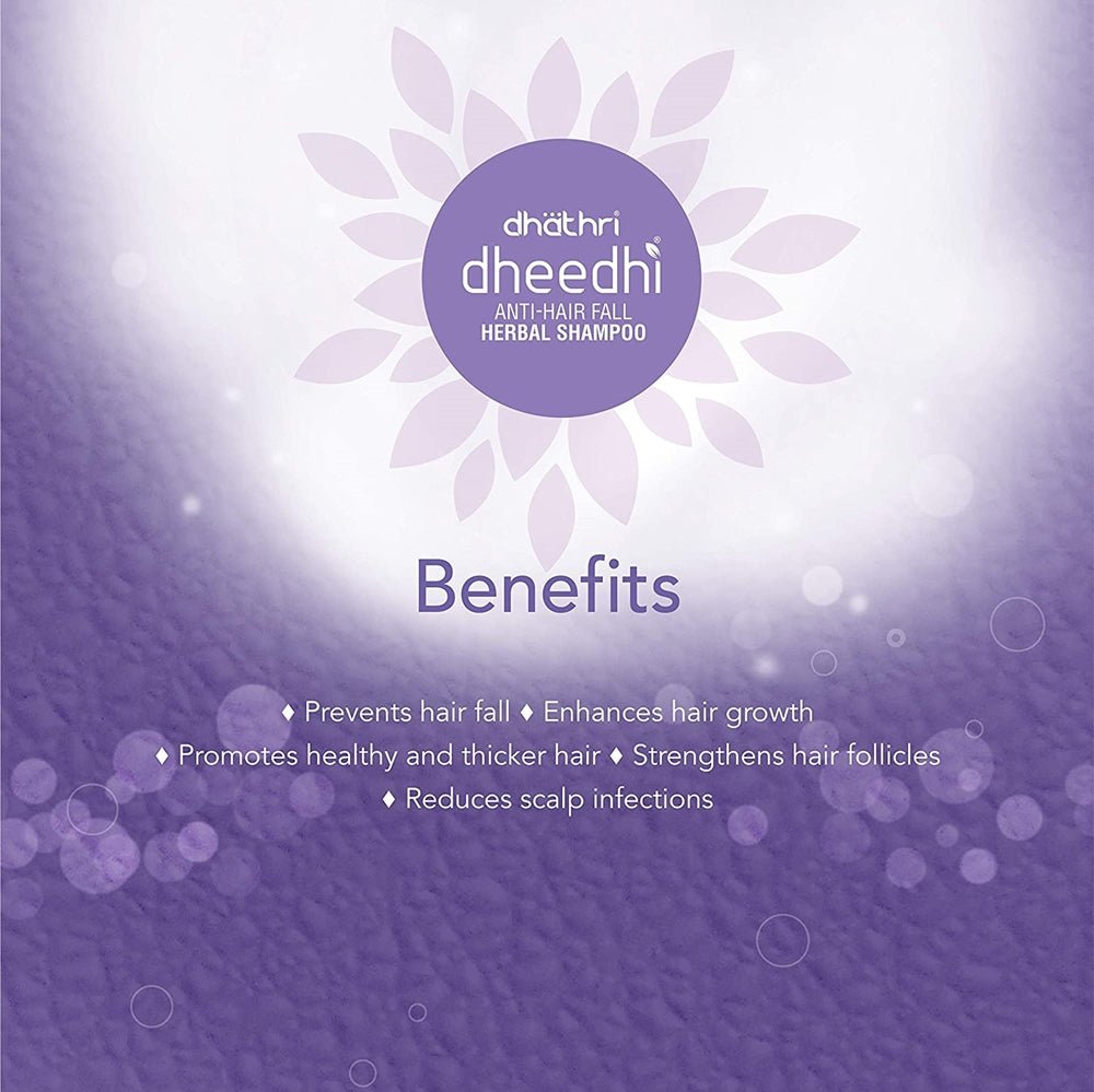 Dhathri Ayurveda Dheedhi Anti - Hairfall Herbal Shampoo - Vamzn#
