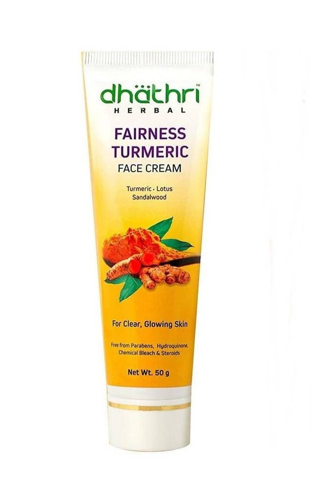 Dhathri Ayurveda Herbal Fairness Turmeric Face Cream - Vamzn#