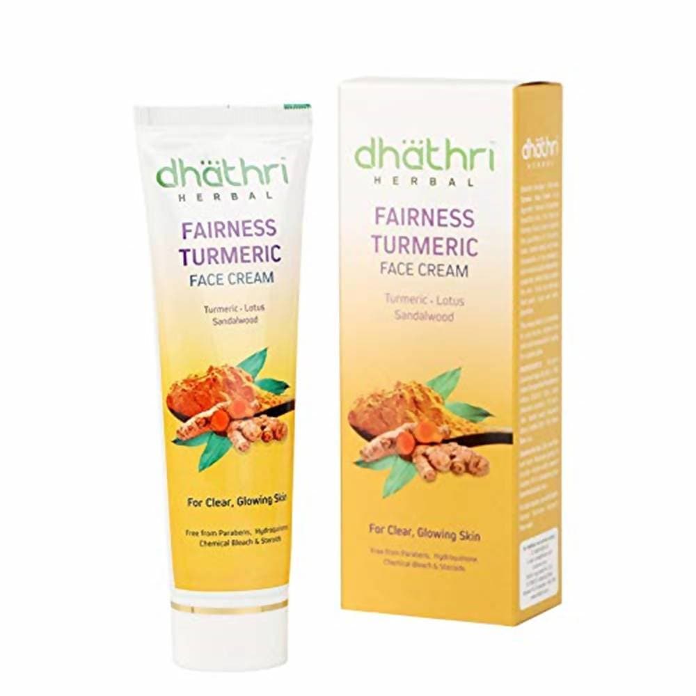 Dhathri Ayurveda Herbal Fairness Turmeric Face Cream - Vamzn#