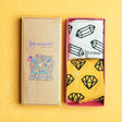 Diamond & Pencil Socks (Pack of 2) - Vamzn#