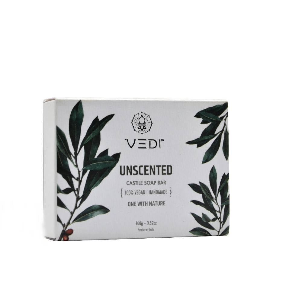 Vedi Herbals Unscented Castile Soap Bar