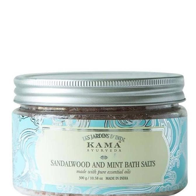 Kama Ayurveda Sandalwood and Mint Bath Salts 300gm