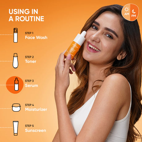 Dot & Key 10% Vitamin C + E, 5% Niacinamide Serum | Vitamin C Serum For Glowing Skin | Fades Dark Spots | Vit C Serum with Blood Orange & Pumpkin | For Uneven & Dull Skin | For All Skin Types | 20ml - Vamzn#