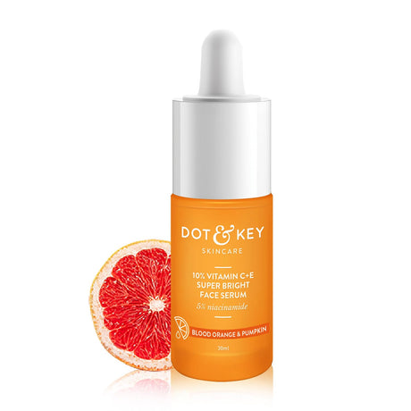 Dot & Key 10% Vitamin C + E, 5% Niacinamide Serum | Vitamin C Serum For Glowing Skin | Fades Dark Spots | Vit C Serum with Blood Orange & Pumpkin | For Uneven & Dull Skin | For All Skin Types | 20ml - Vamzn#